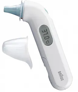 Вушний термометр BRAUN Thermoscan 3 IRT3030 Білий synthetic.ua - Фото 1
