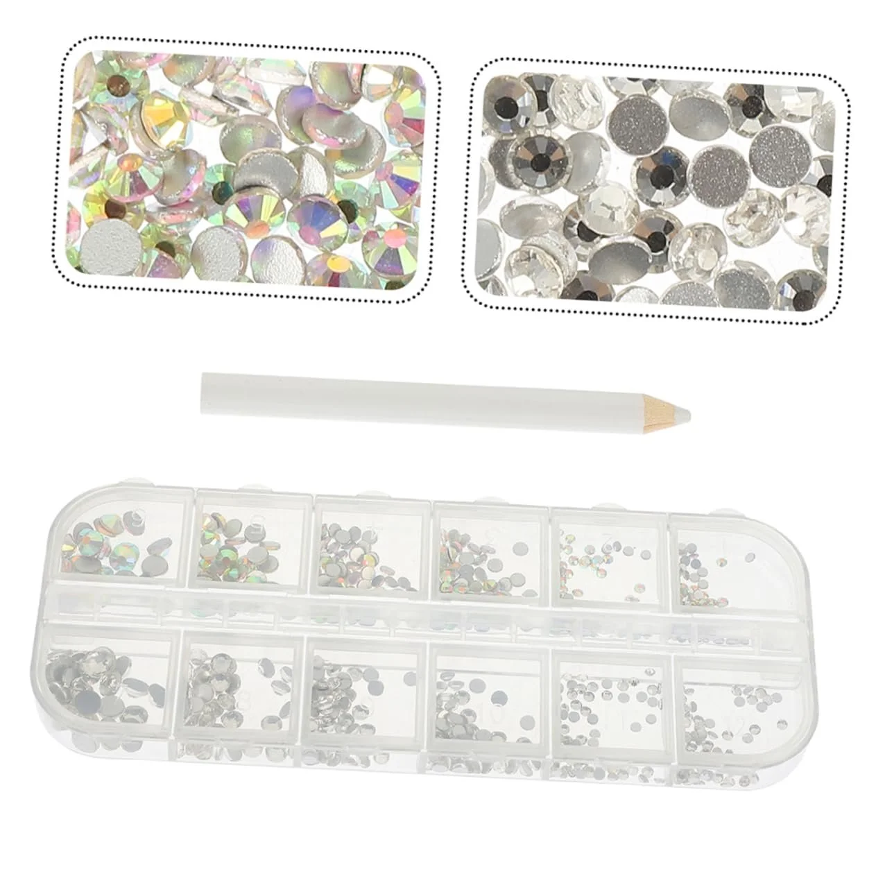 Набір для нігтів Healeved, стрази для манікюру, фото №8