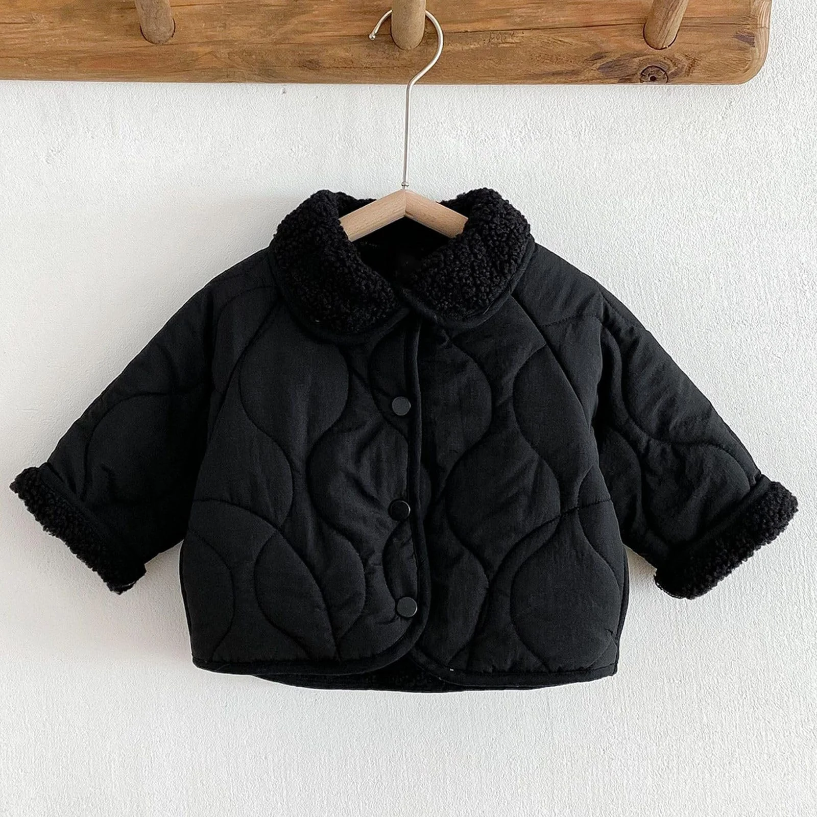 Зимняя куртка для девочек, пуховик, детская куртка, флисовая куртка-пуховик, теплая повседневная ветрозащитная пуховая куртка, уличная куртка, фото №4