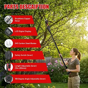 Секатор акумуляторний Електричний synthetic.ua - Фото 1