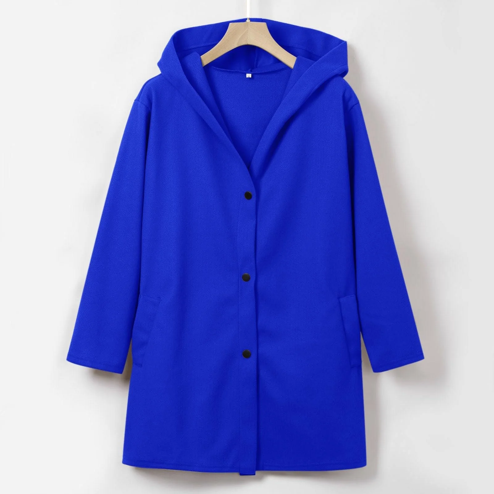 Пальто Жіноче Елегантне З Капюшоном, фото №4 Пальто Жіноче Елегантне З Капюшоном, фото №4