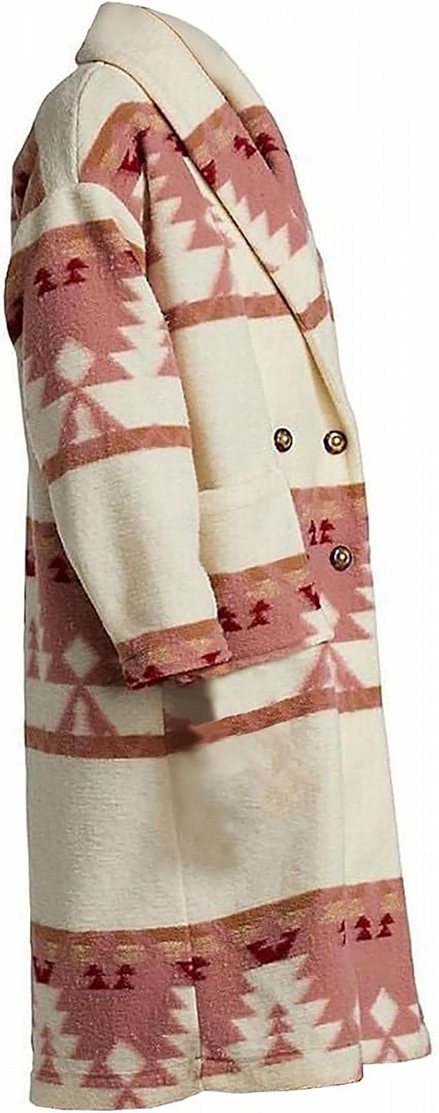 Пальто AAOutfitz Бет Даттон Рожевий принт, фото №3 Пальто AAOutfitz Бет Даттон Рожевий принт, фото №3