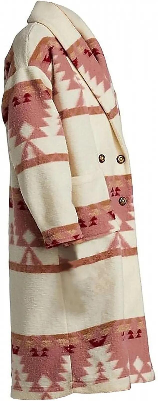 Пальто AAOutfitz Бет Даттон Розовый принт, фото №3 Пальто AAOutfitz Бет Даттон Розовый принт, фото №3