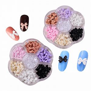 Прикраса для нігтів 3D 2 коробки Листи - Фото 1