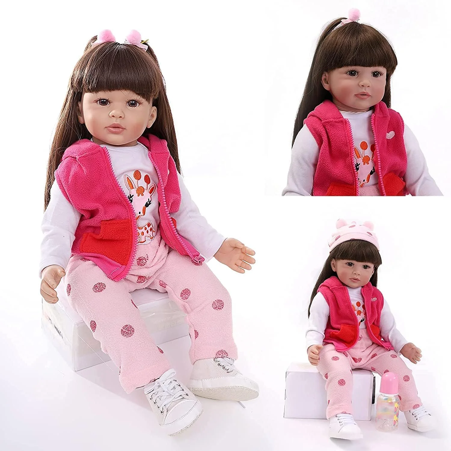 Лялька Tudofttg Reborn, 60 см, реалістична, м'який силікон, дівчинка, фото №2 Лялька Tudofttg Reborn, 60 см, реалістична, м'який силікон, дівчинка, фото №2