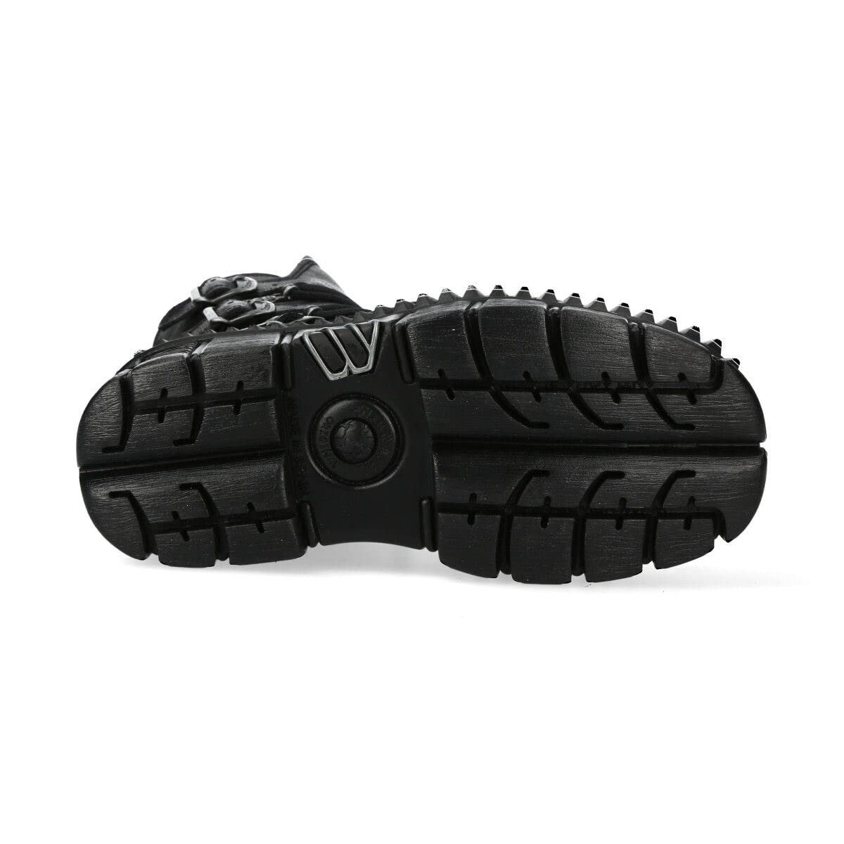 Ботинки New Rock WALL373-S6 Черная кожа, платформа, Emo Punk Goth, фото №7 Ботинки New Rock WALL373-S6 Черная кожа, платформа, Emo Punk Goth, фото №7