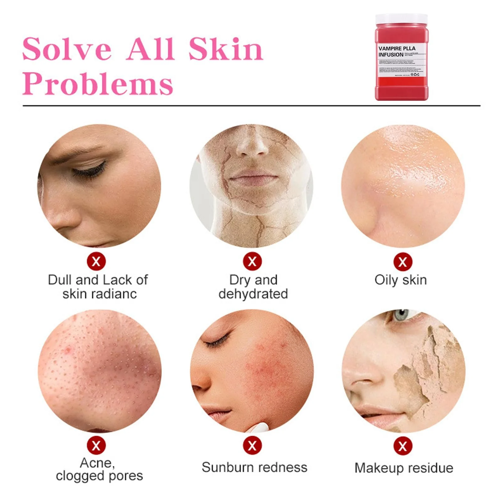 Маска для обличчя плівкова, гідрогелеві маски для обличчя в желеподібних зволожувачах, фото №2