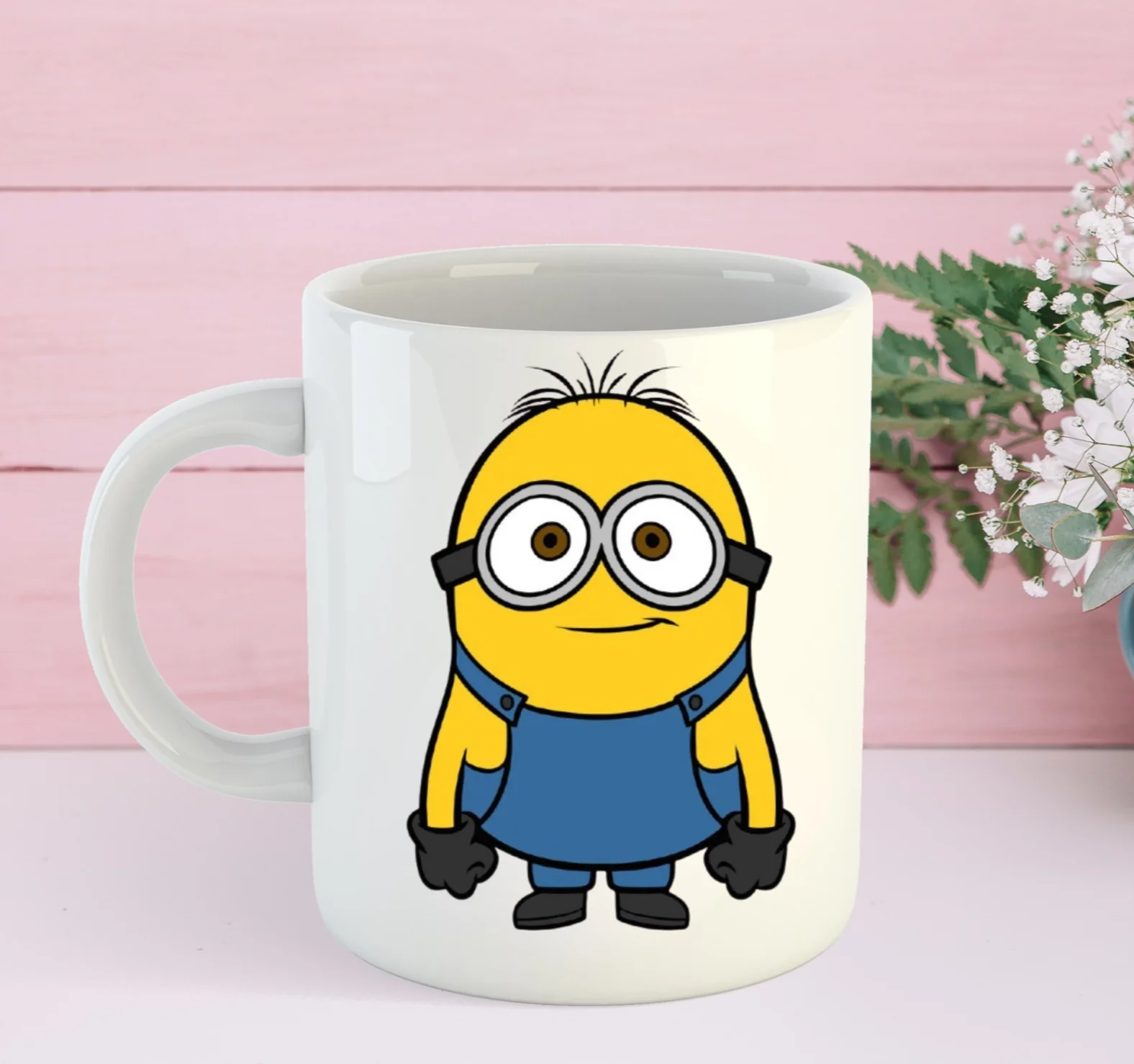 Чашка з принтом Minion керамічна 330 мл Uk_825, фото №1 Чашка з принтом Minion керамічна 330 мл Uk_825, фото №1