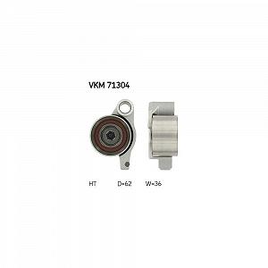 Ролик натягувача ременя ГРМ SKF VKM 71304 для TOYOTA LEXUS, верхній - Фото 1