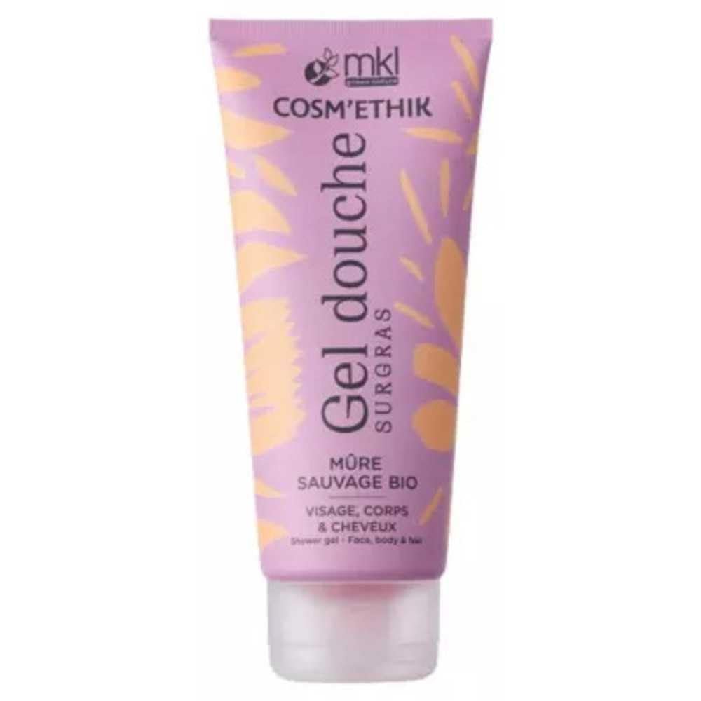 Гель для душу MKL Green Nature Cosm'Ethik Surgras Mûre Sauvage Bio 200 мл, фото №1