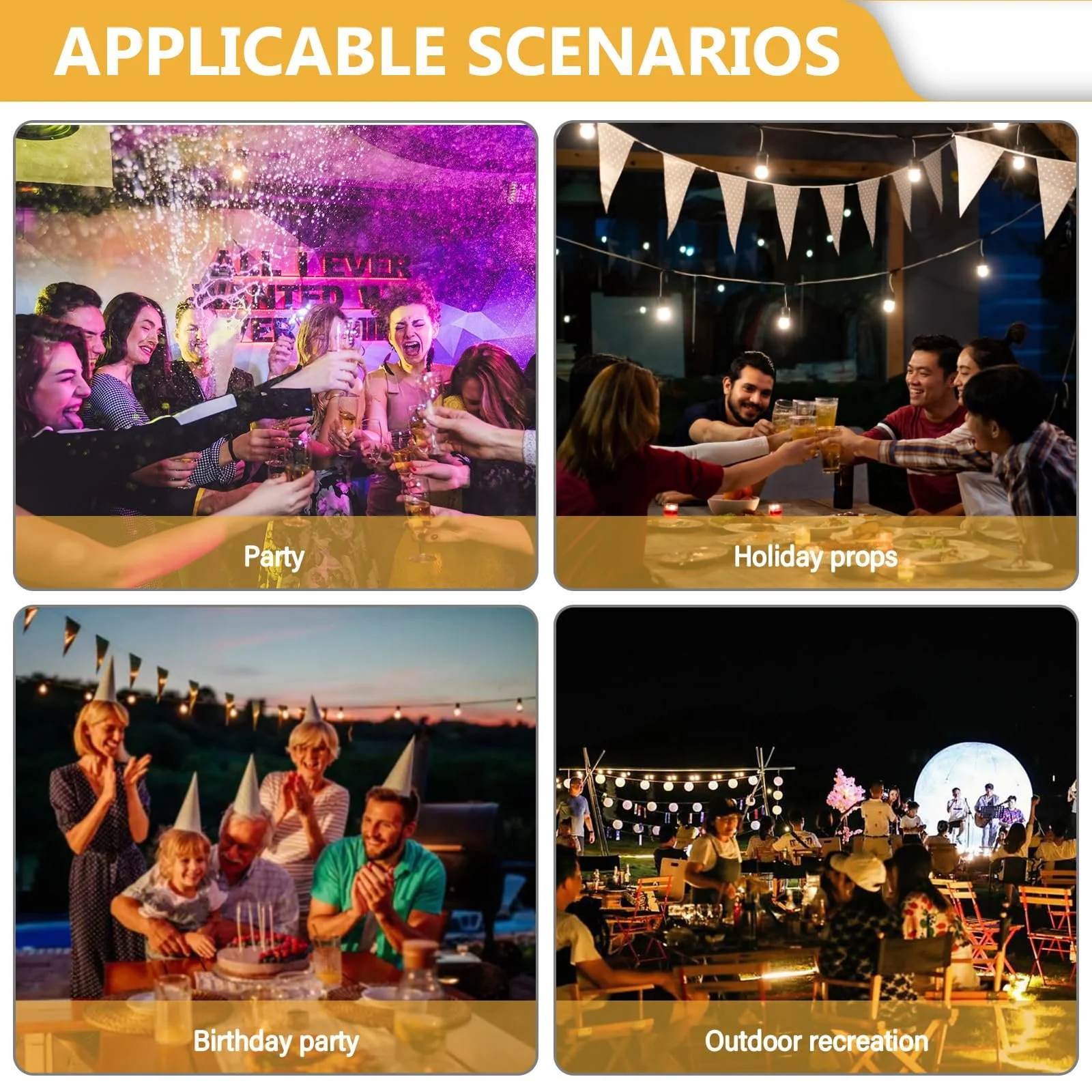 Вінок для волосся з LED квітами, фото №7