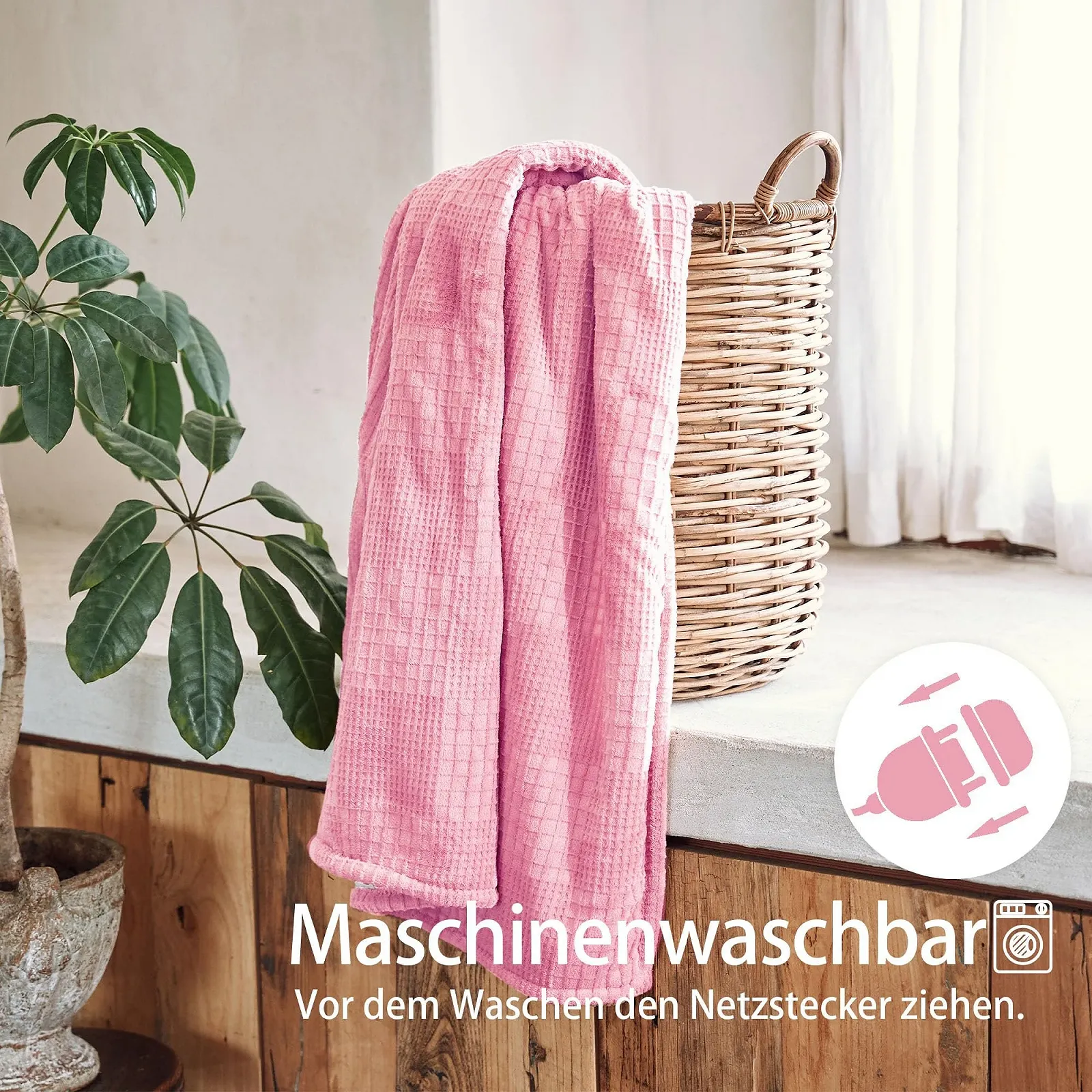 Электрическое одеяло Texciting 130 x 160 см Розовый, фото №6 Электрическое одеяло Texciting 130 x 160 см Розовый, фото №6