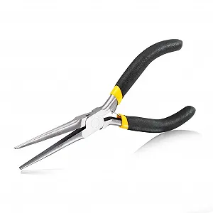 Длинногубцы SPEEDWOX 6" (15 cm) с удлиненными тонкими кончиками, миниатюрные прецизионные, для формирования проволочных петель, с гладкими губками, для труднодоступных мест, для изготовления ювелирных изделий - Фото 1