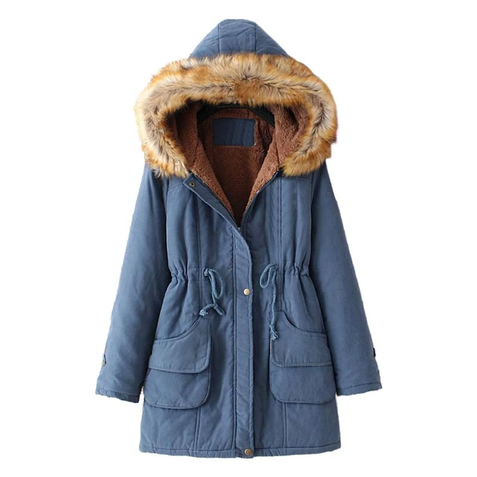 Короткое пальто Yowablo Женское зимнее, фото №1 Короткое пальто Yowablo Женское зимнее, фото №1