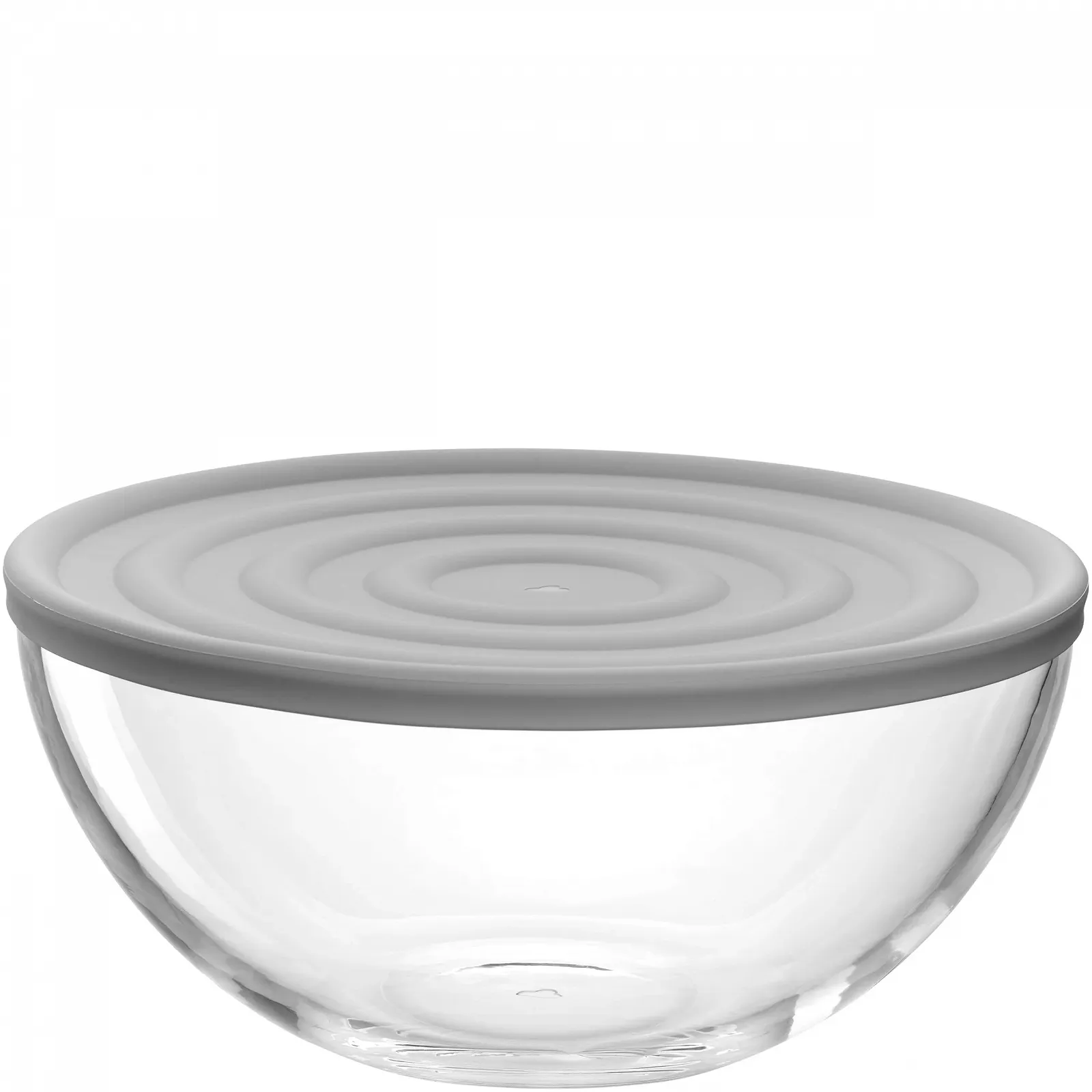 Миска LEONARDO HOME Cucina Стеклянная с крышкой Серая, фото №1 Миска LEONARDO HOME Cucina Стеклянная с крышкой Серая, фото №1