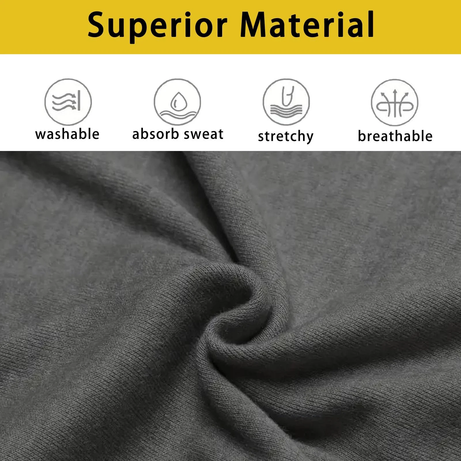 Пов'язка на голову Широка еластична для йоги та спорту Вінтажний стиль, фото №4