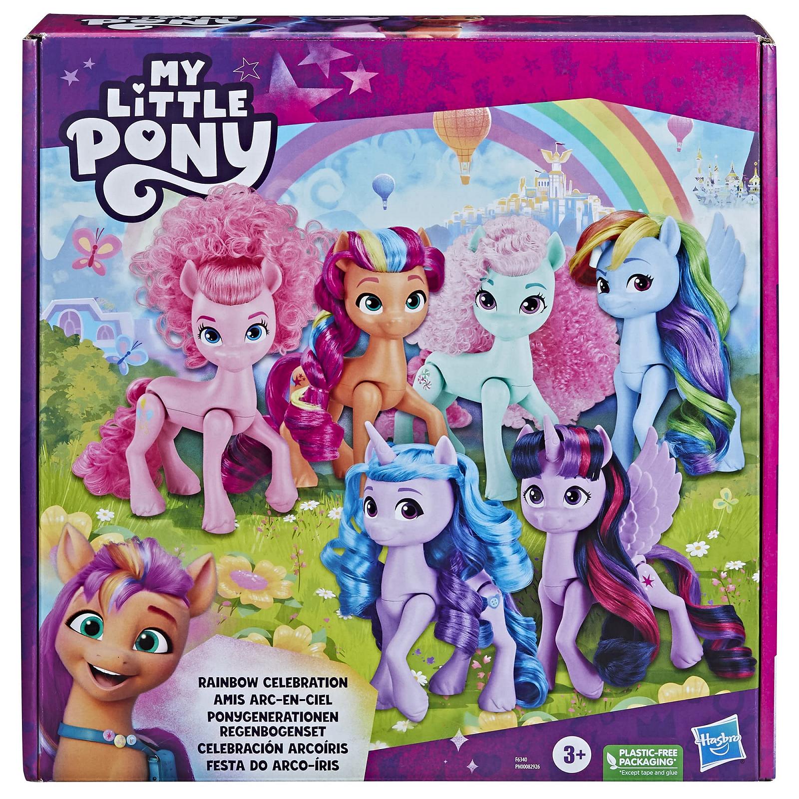 Куклы My Little Pony Generations Rainbow Set 6 Pony Figures (14 см), фото №2 Куклы My Little Pony Generations Rainbow Set 6 Pony Figures (14 см), фото №2