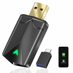 Адаптер ZOUHOE Carplay Wireless - Android Car Wireless Adapter, 5.8GHz WiFi, Plug & Play, Mini & Stable, iOS 10+/Android 10+, для автомобилей с 2016 года (1 шт. в упаковке) - Фото 1