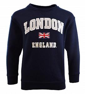 Дитячий світшот London England Desert Cancel Navy Grey Off White Polar White synthetic.ua - Фото 1