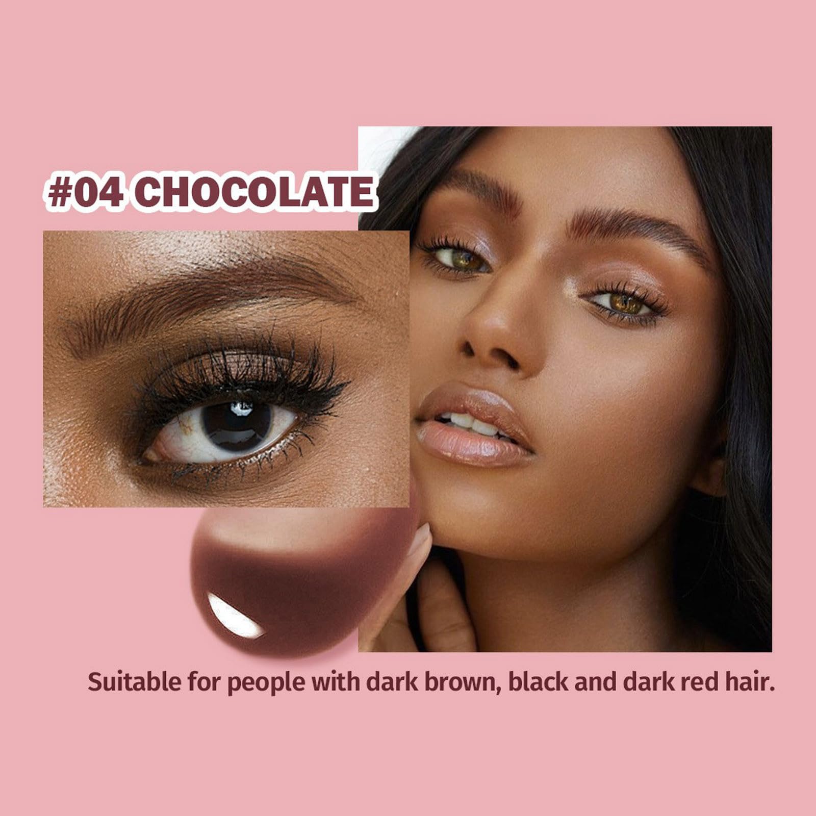 Кутова щітка Dip-Augenbrauenhaarstift Олівець для брів із подібним до волосся ефектом Чорний, фото №2 Кутова щітка Dip-Augenbrauenhaarstift Олівець для брів із подібним до волосся ефектом Чорний, фото №2