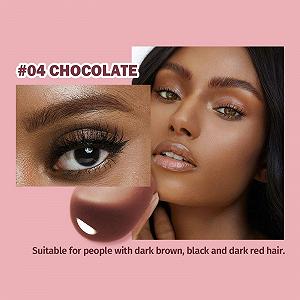 Угловая кисть Dip-Augenbrauenhaarstift Карандаш для бровей с волосоподобным эффектом Черный synthetic.ua - Фото 1