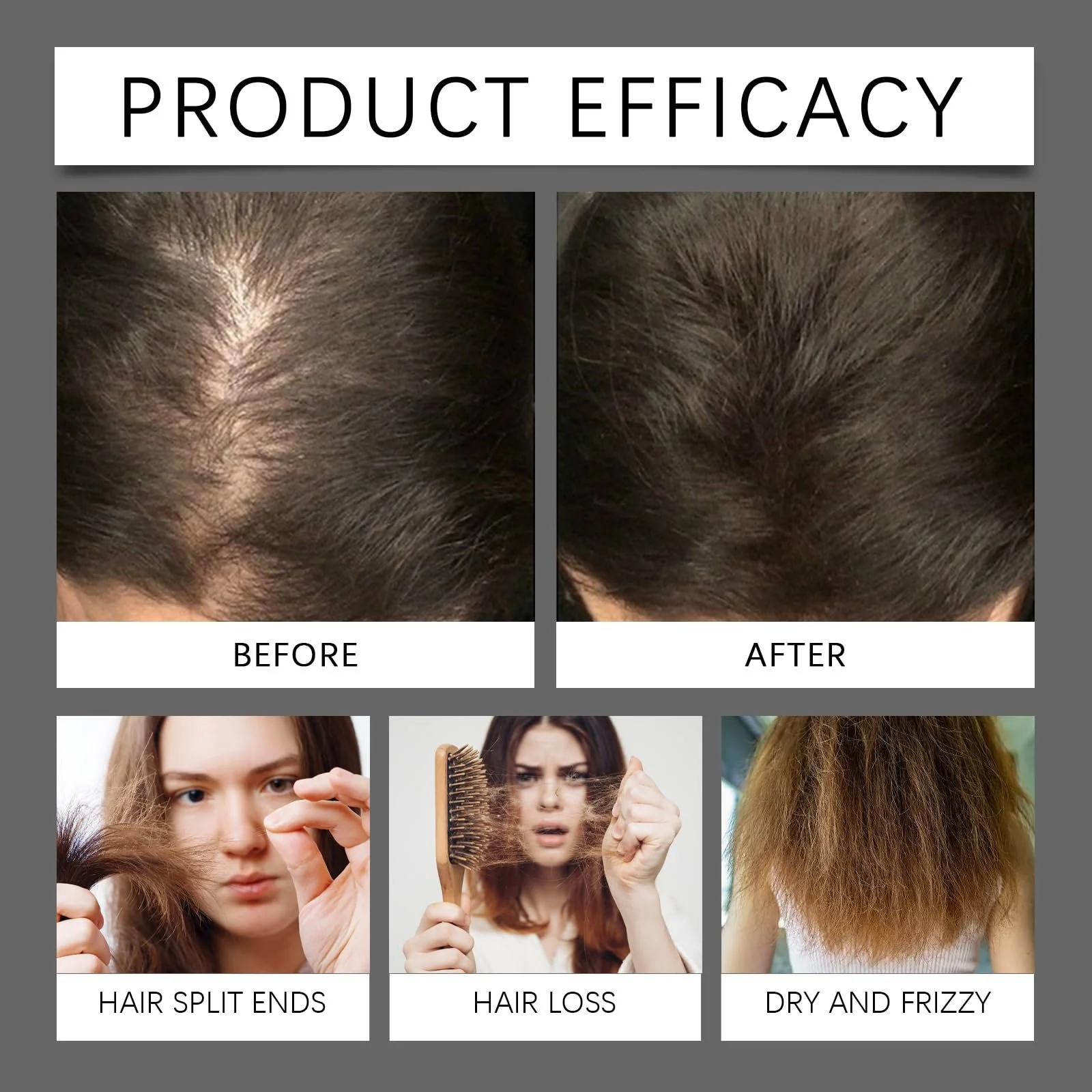 Сыворотка для роста волос Sugar, Гель для роста волос, Гель для утолщения волос, Гель для утолщения волос для мужчин и женщин, фото №4