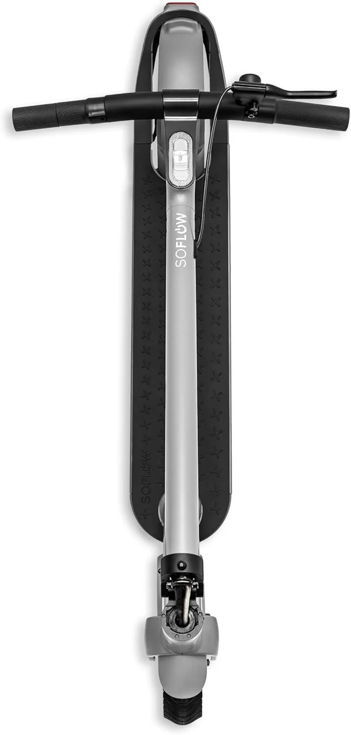 Електросамокат SOFLOW SO ONE / 40 км запас ходу / 500 Вт / 9" колеса / 120 кг навантаження / 22 км/г /  Сріблясто-сірий, фото №5
