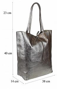 Кожаная женская сумка с открытым верхом Girly Handbags synthetic.ua - Фото 1