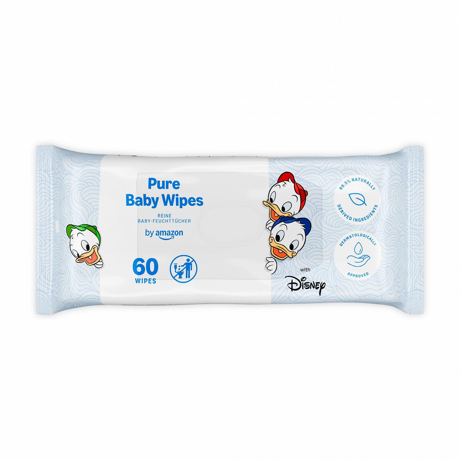 Салфетки детские Mama Bear Disney Ultra Sensitive Без запаха 720 штук (12 упаковок по 60 штук), фото №3