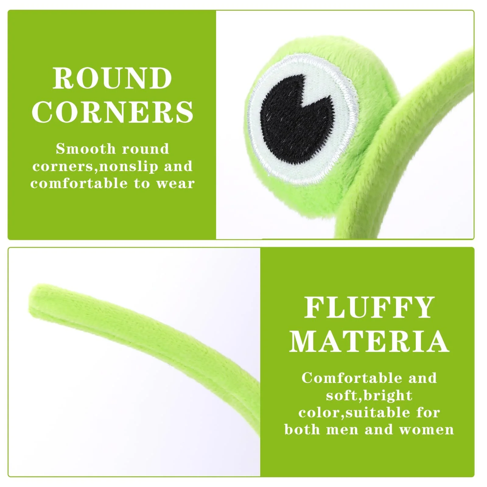 Обруч Эластичная с Зеленым Лягушонком, фото №2