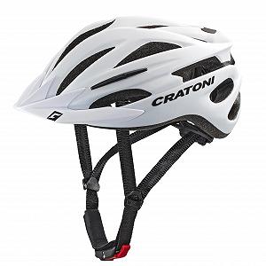 Шолом велосипедний MTB Cratoni Pacer S/M 54-58 см матовий білий - Фото 1