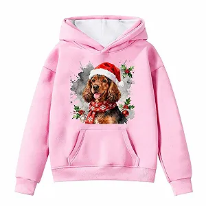 Худи Для девочки Рождественский свитер с принтом synthetic.ua - Фото 1