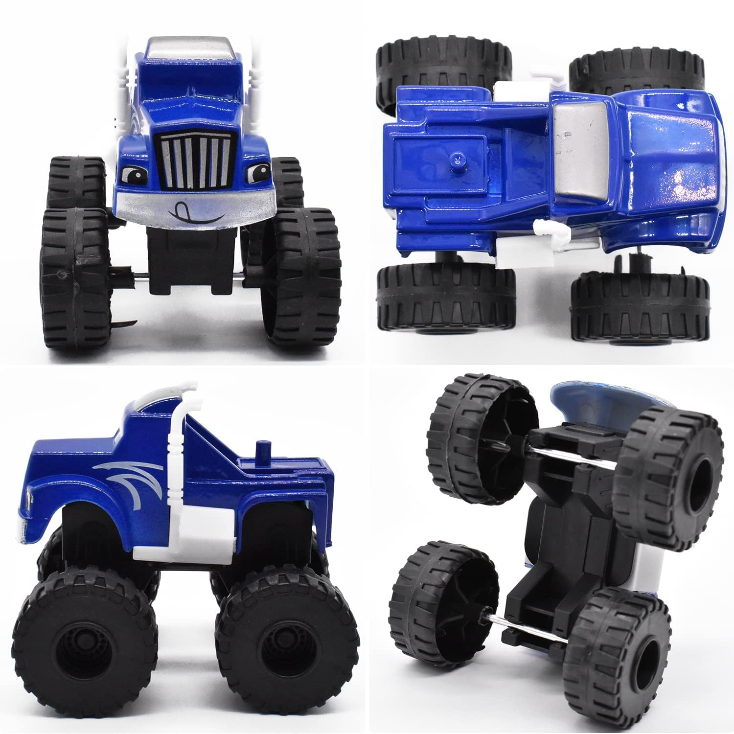 Игрушка Blaze and The Monster Machines Monster Truck Vehicle Bigfoot Flames Robot Offroad Pack of 6, фото №3