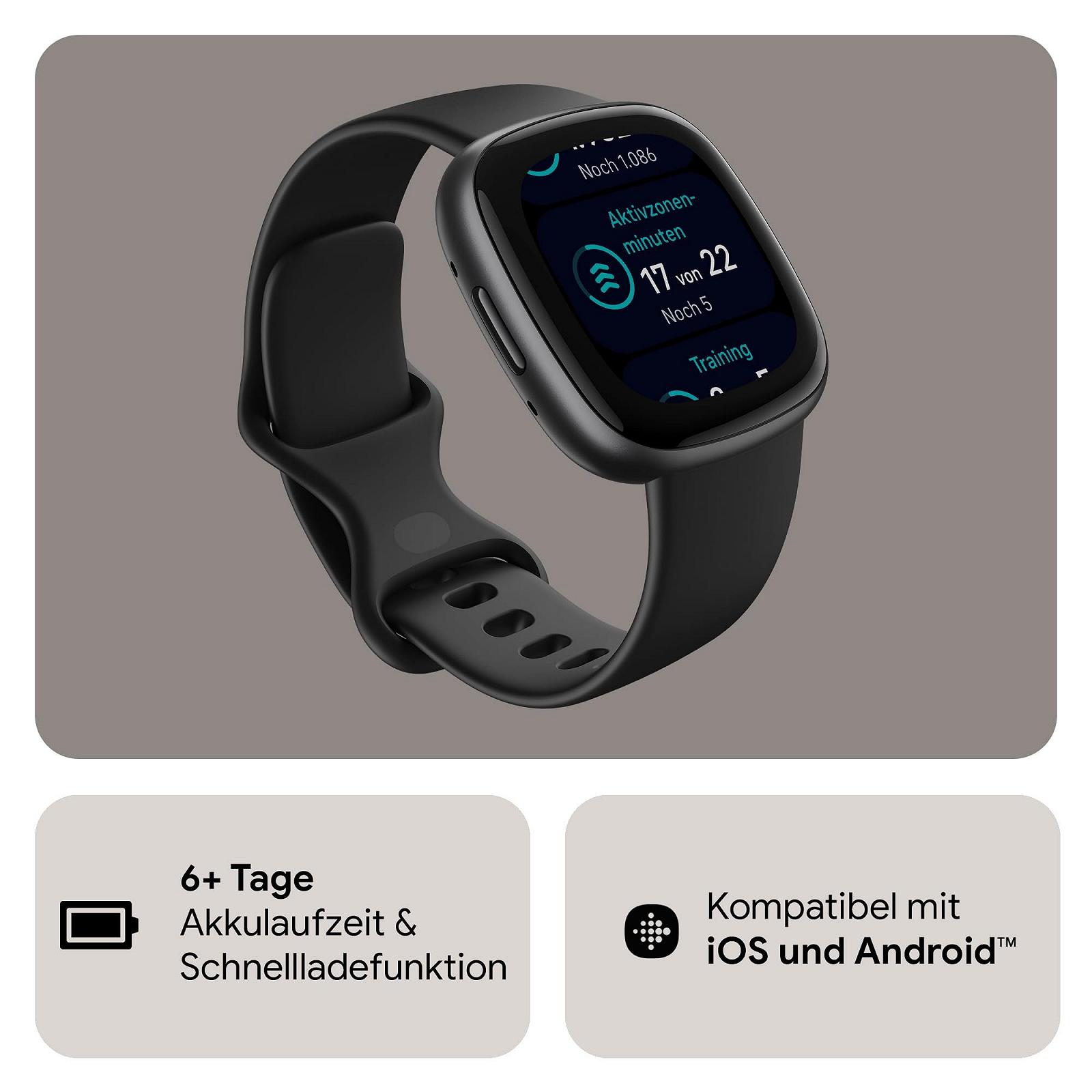 Смарт-годинник Fitbit Versa 4 з GPS, 40+ режимами тренувань, до 6 днів роботи батареї, фото №2