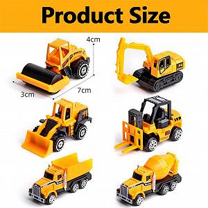 Набір Diempi 6 Sandpit Digger від 3 років Будівельні машини Дитячі Іграшковий трактор Інженерний автомобіль Транспортер Інерційні транспортні засоби synthetic.ua - Фото 1