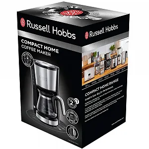 Капельная кофеварка Russell Hobbs 24210-56 Компактная 0.6 L 5 чашек 650 W Нержавеющая сталь synthetic.ua - Фото 1
