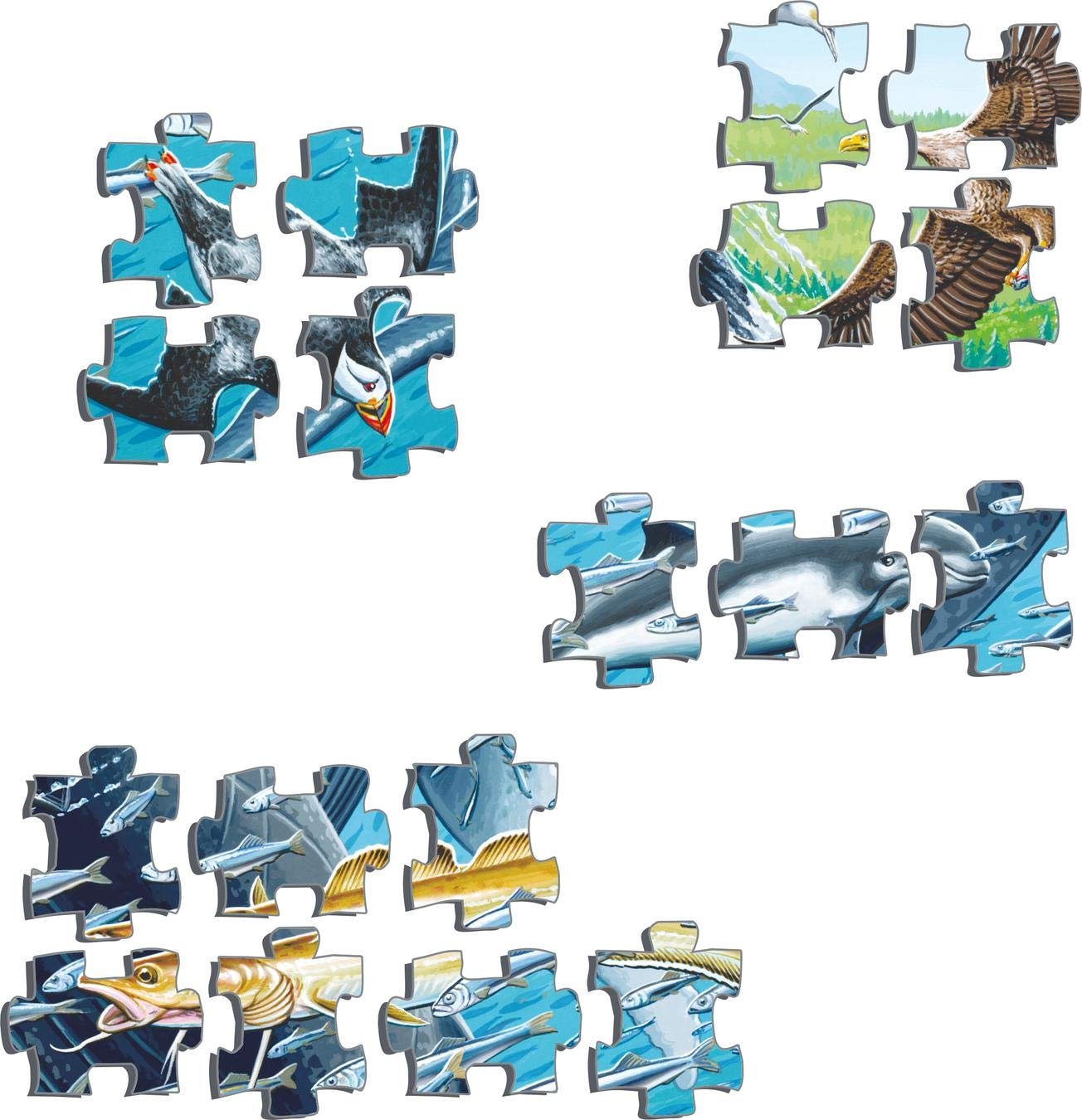 Пазл-рамка Larsen FH47 Humpback Whales and Pegs 140 елементів від 6 років, фото №8 Пазл-рамка Larsen FH47 Humpback Whales and Pegs 140 елементів від 6 років, фото №8