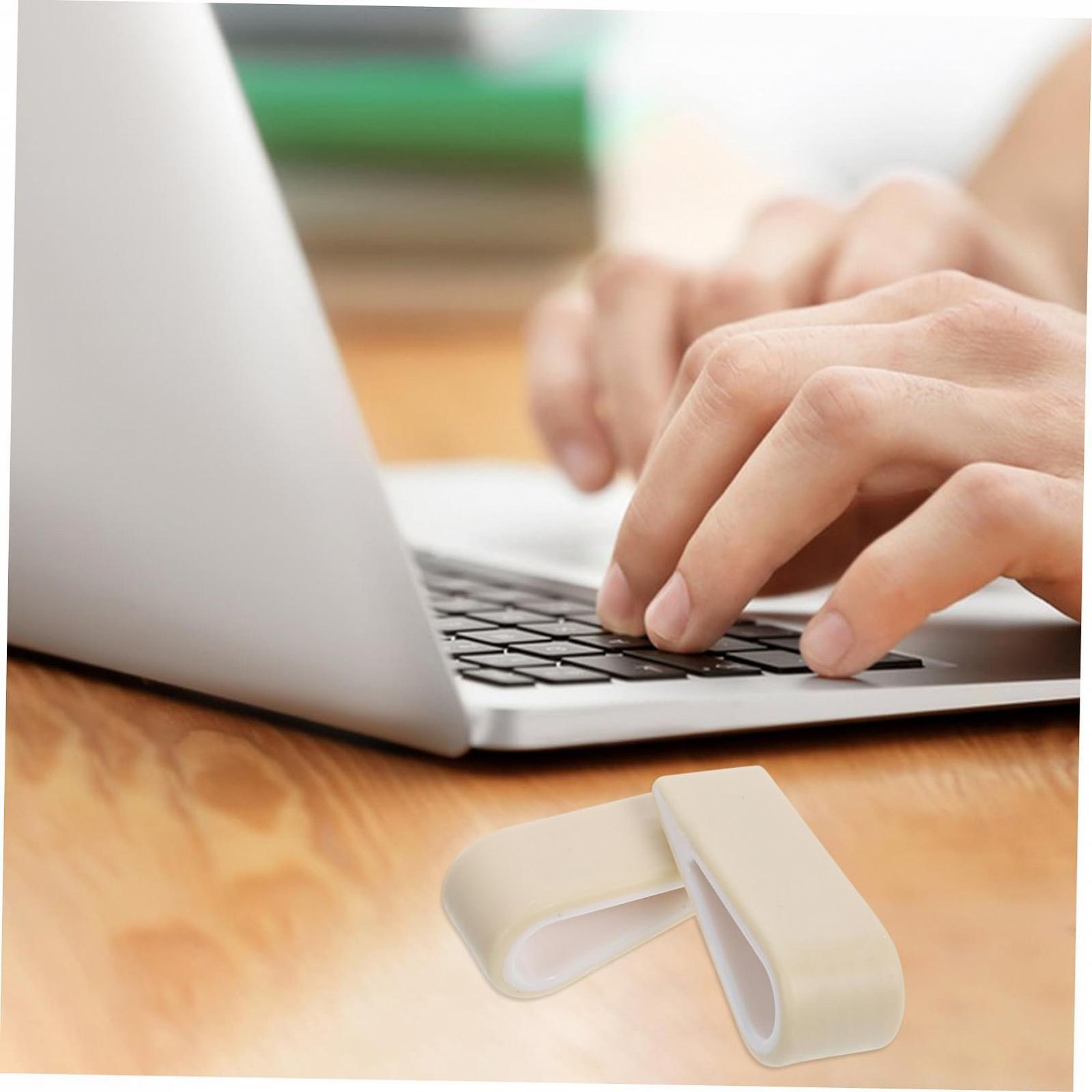 Подставка для ноутбука Tofficu, 2 шт, Легкая, Силиконовая, Нескользящая, с эргономичным углом наклона, защита от царапин для офиса и дома, фото №7 Подставка для ноутбука Tofficu, 2 шт, Легкая, Силиконовая, Нескользящая, с эргономичным углом наклона, защита от царапин для офиса и дома, фото №7