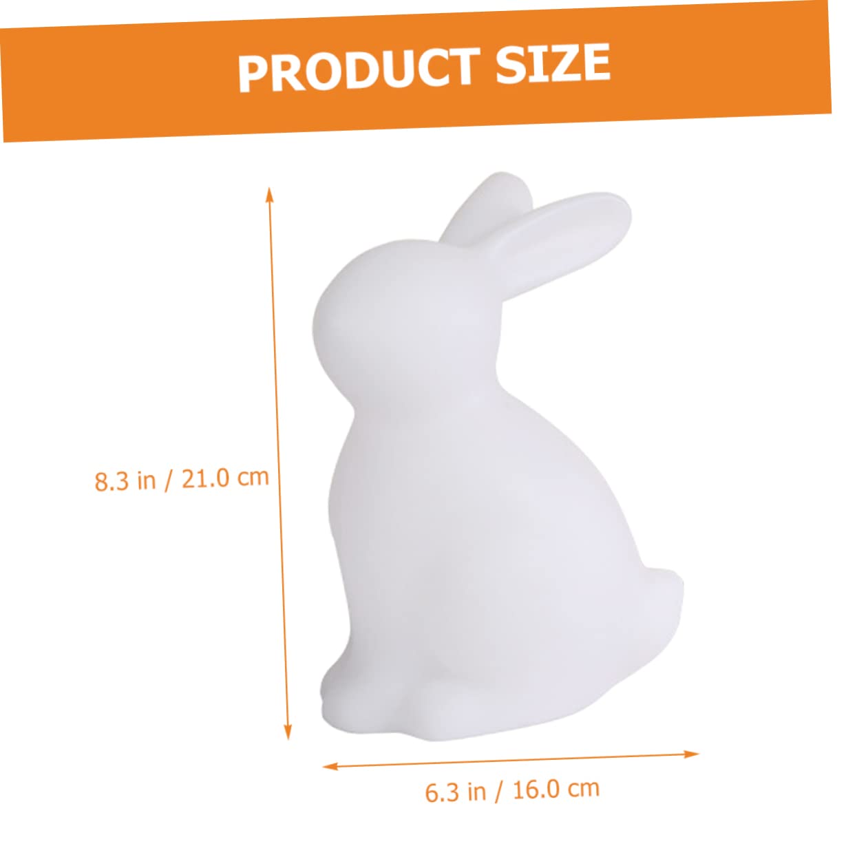 Ночник UKCOCO Rabbit 2023 ABS LED Белый, фото №6