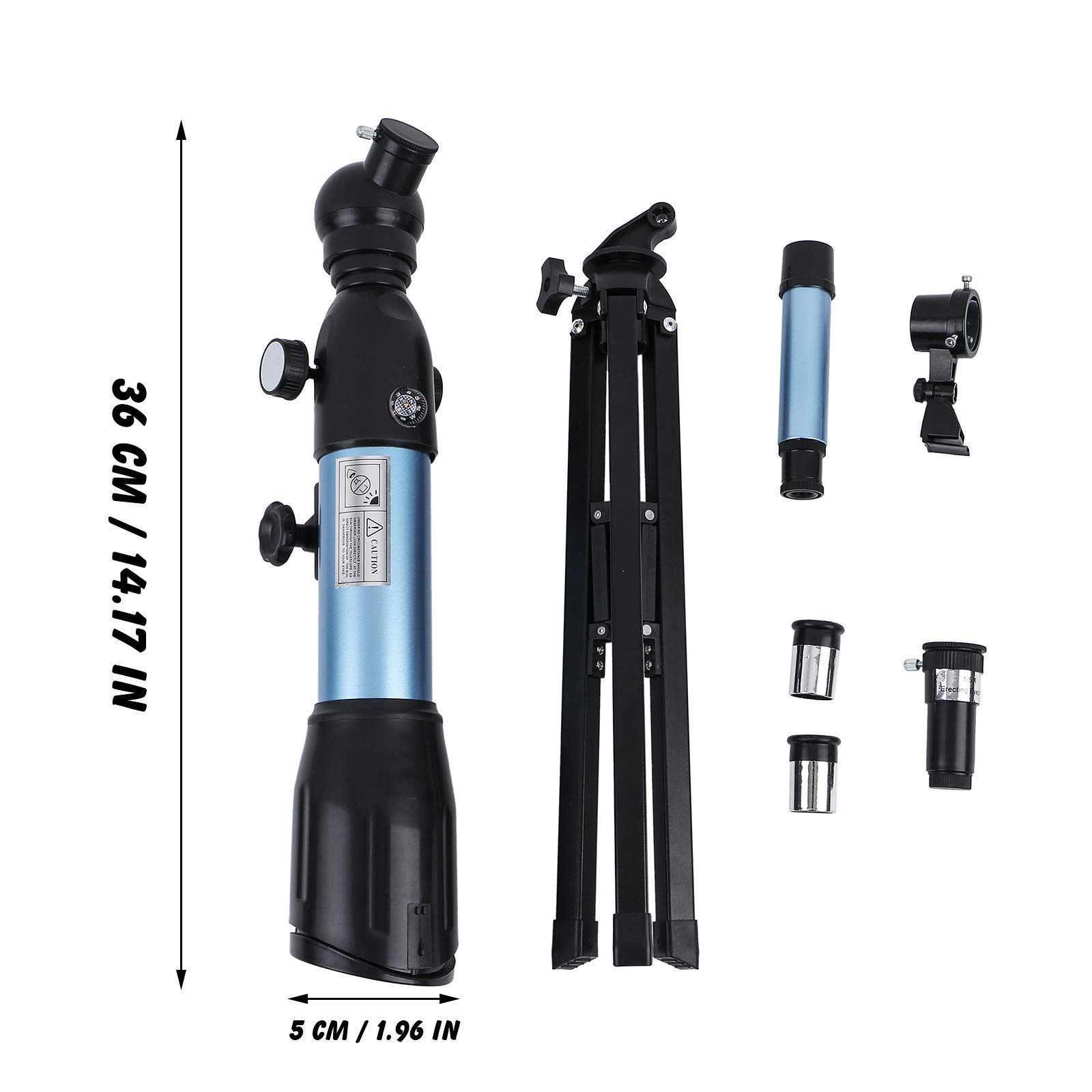 Монокулярний Телескоп 36050N Для студентів та дітей Чорний, фото №3