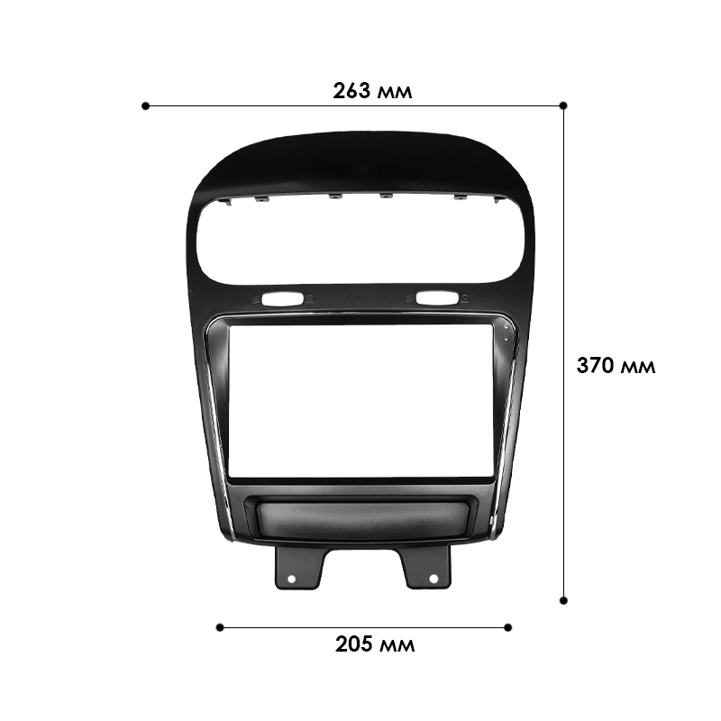 Перехідна рамка Dodge Journey 2011 Fiat Freemont 2011-2016 7066, фото №4