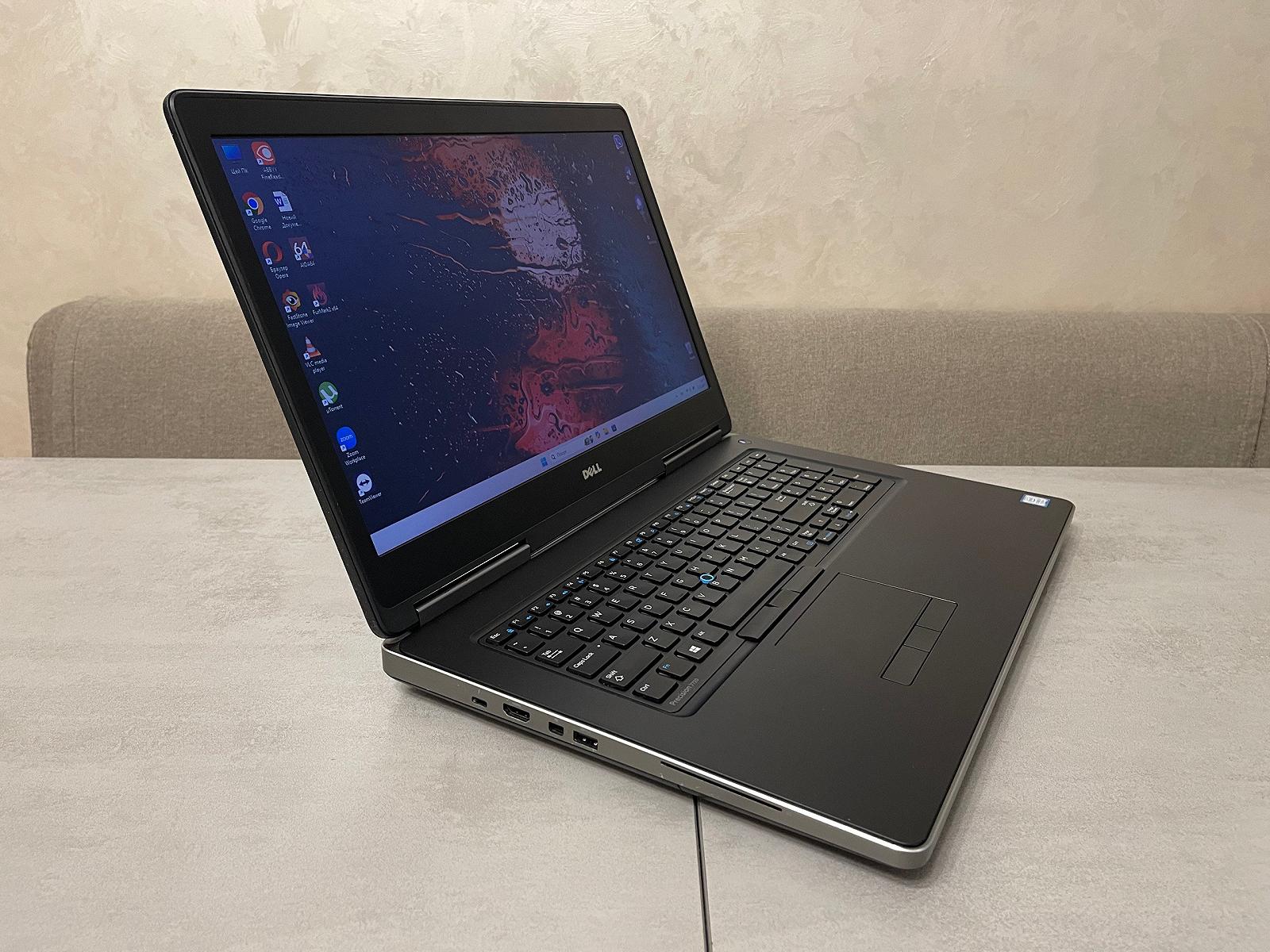Ноутбук Dell Precision 7720, 17,3" HD+, i7-7820HQ, 16GB, 256GB+1TB, Nvidia 4GB, фото №3