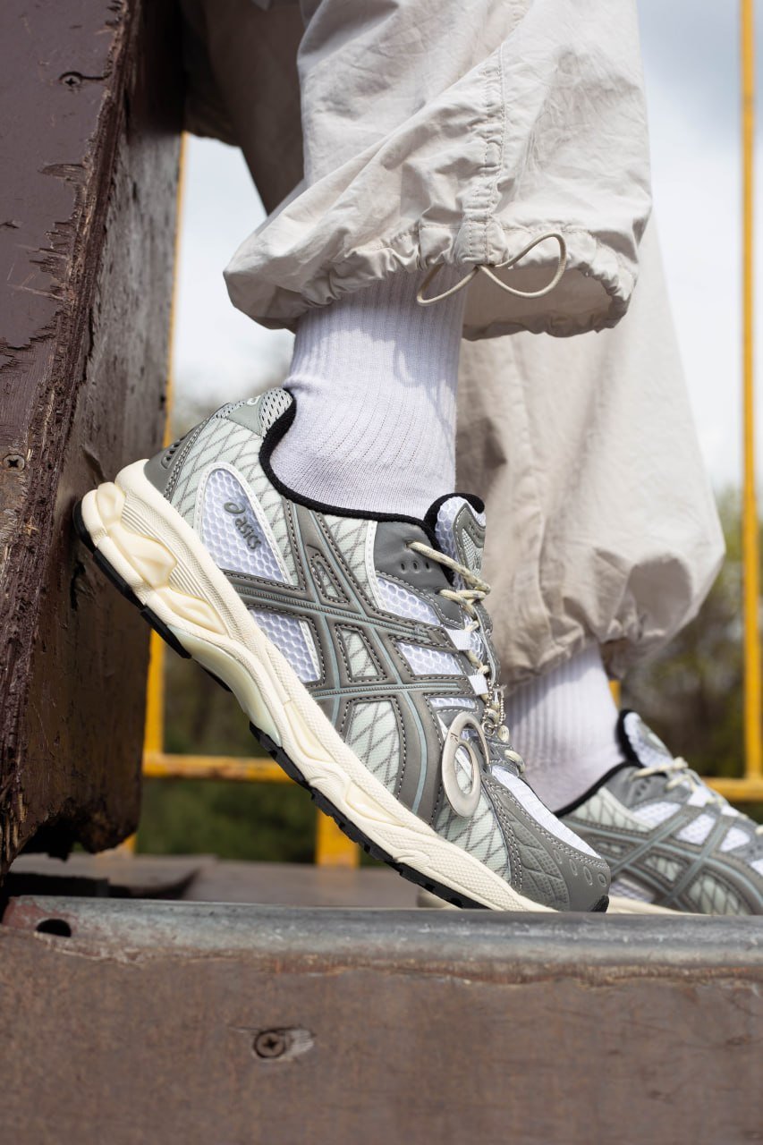 Чоловічі кросівки Asics Gel-Nimbus 10.1 White Grey Reflective 41, фото №7