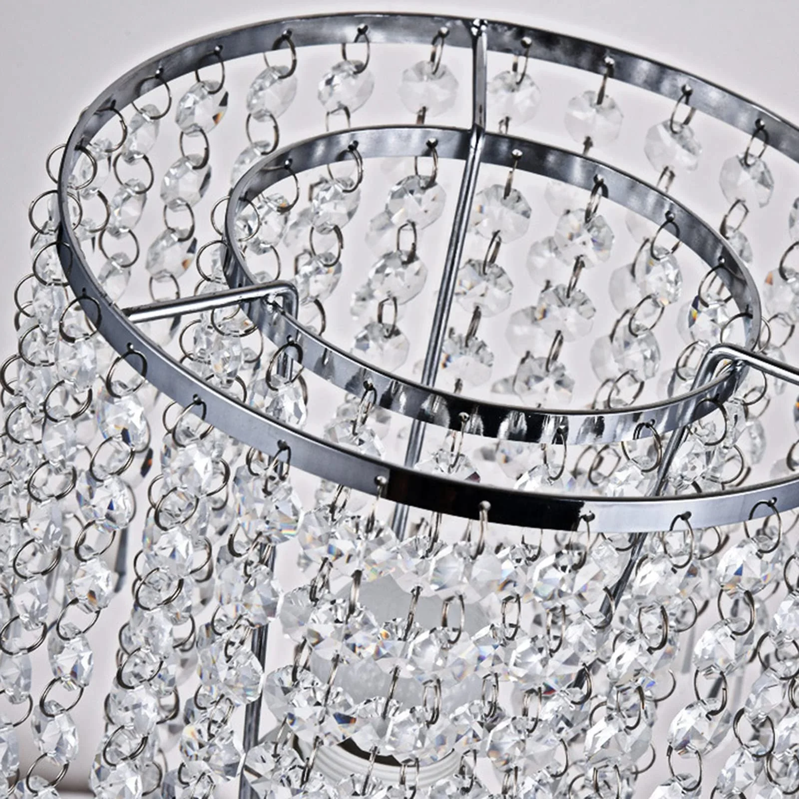 Настільна лампа Crystal Diamond Кришталеве скло Сучасна E27 Сенсорна Прозора, фото №9