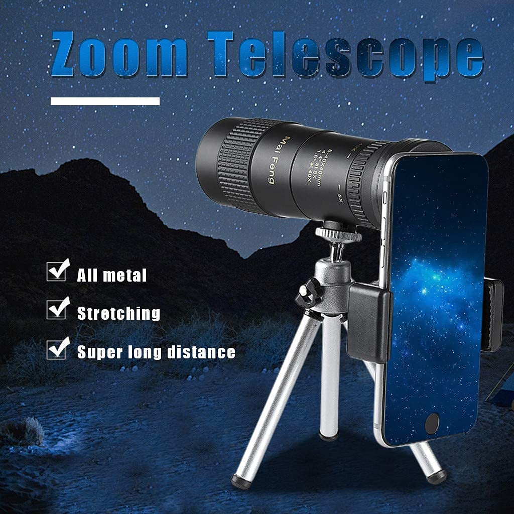 Монокуляр Leistungsstarkes 4K 8 40 x 40 мм Telezoom-Monokular-Teleskop Ком пактний водонепроникний Monocular BAK4-Prisma, фото №2