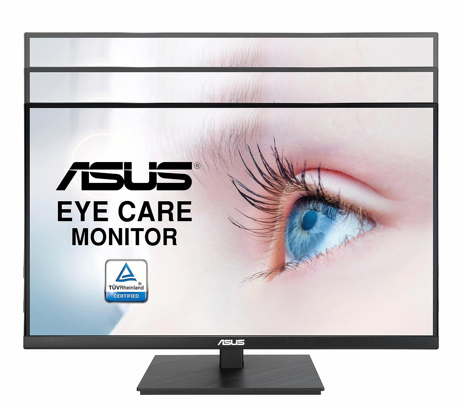 Монитор ASUS Eye Care VA27AQSB 27-дюймовый WQHD безрамочный эргономичный Flicker-Free с синим светофильтром Adaptive Sync 75 Гц 16:9 IPS панель 2560 x 1440 DisplayPort HDMI USB Hub, фото №4