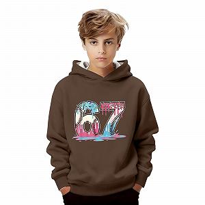 Худи с графическим принтом для мальчиков, с длинными рукавами, мягкое, повседневное, с передним карманом, для детей и подростков - Фото 1