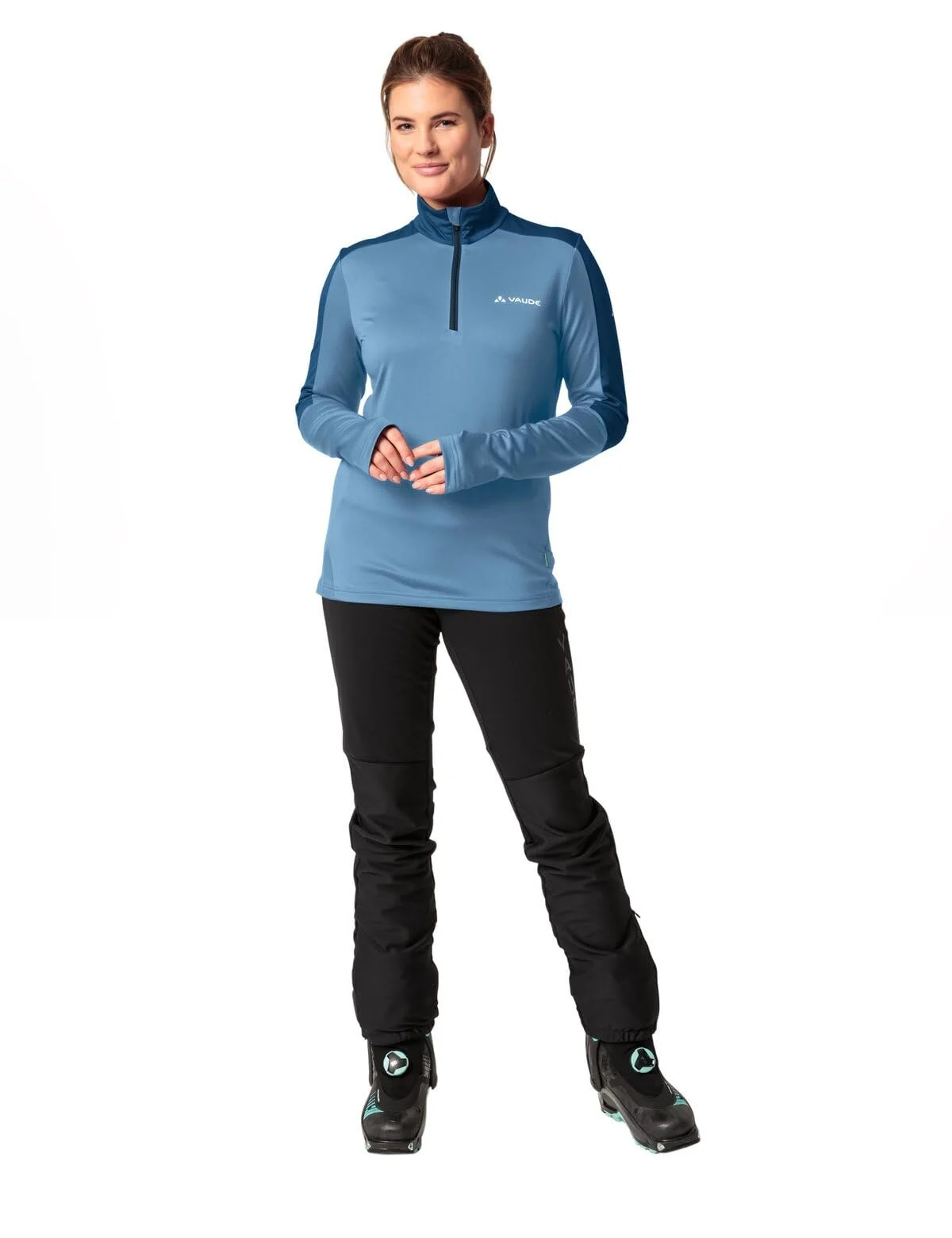 Жіночий пуловер VAUDE Livigno Halfzip II, фото №7 Жіночий пуловер VAUDE Livigno Halfzip II, фото №7