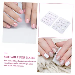 Стразы для ногтей WOONEKY 40 шт. Разноцветный пластик synthetic.ua - Фото 1