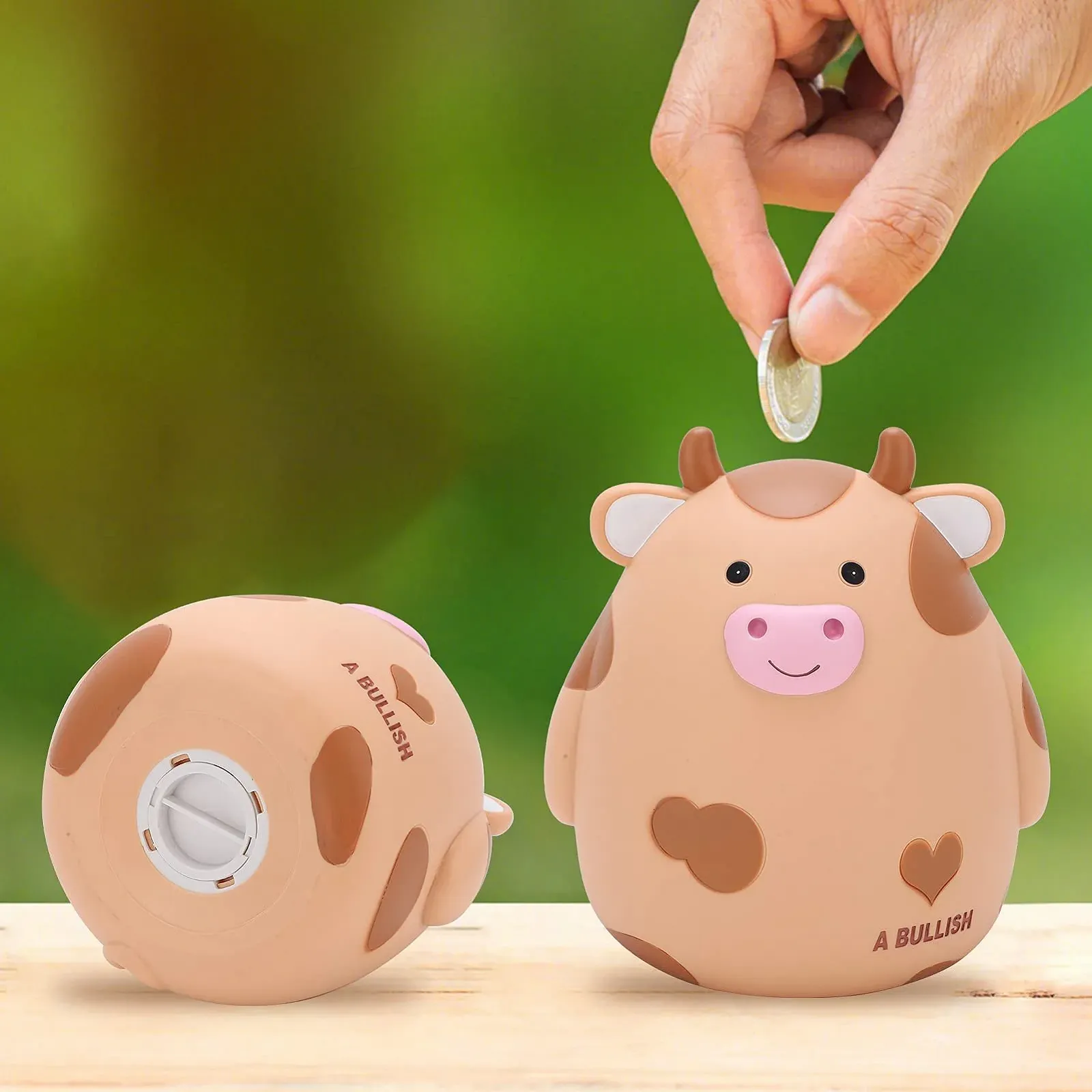 Скарбничка Корова Strawberry Ударостійка, фото №3